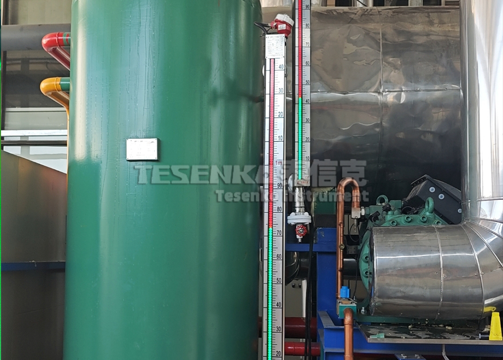 泰信克儀表--磁敏電子雙色液氨儲(chǔ)蓄罐應(yīng)用